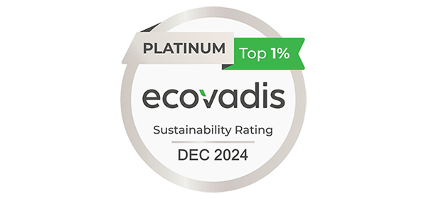 EcoVadis Platinum badge 2024