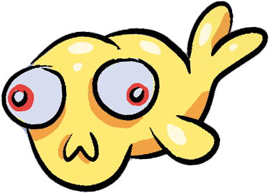 Illustrated fish from the Limited Edition "pauseboks"