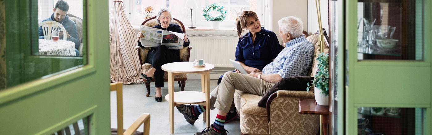 Bakgrunnsbilde for Smart-sensoren gir eldre en mer verdig omsorg 